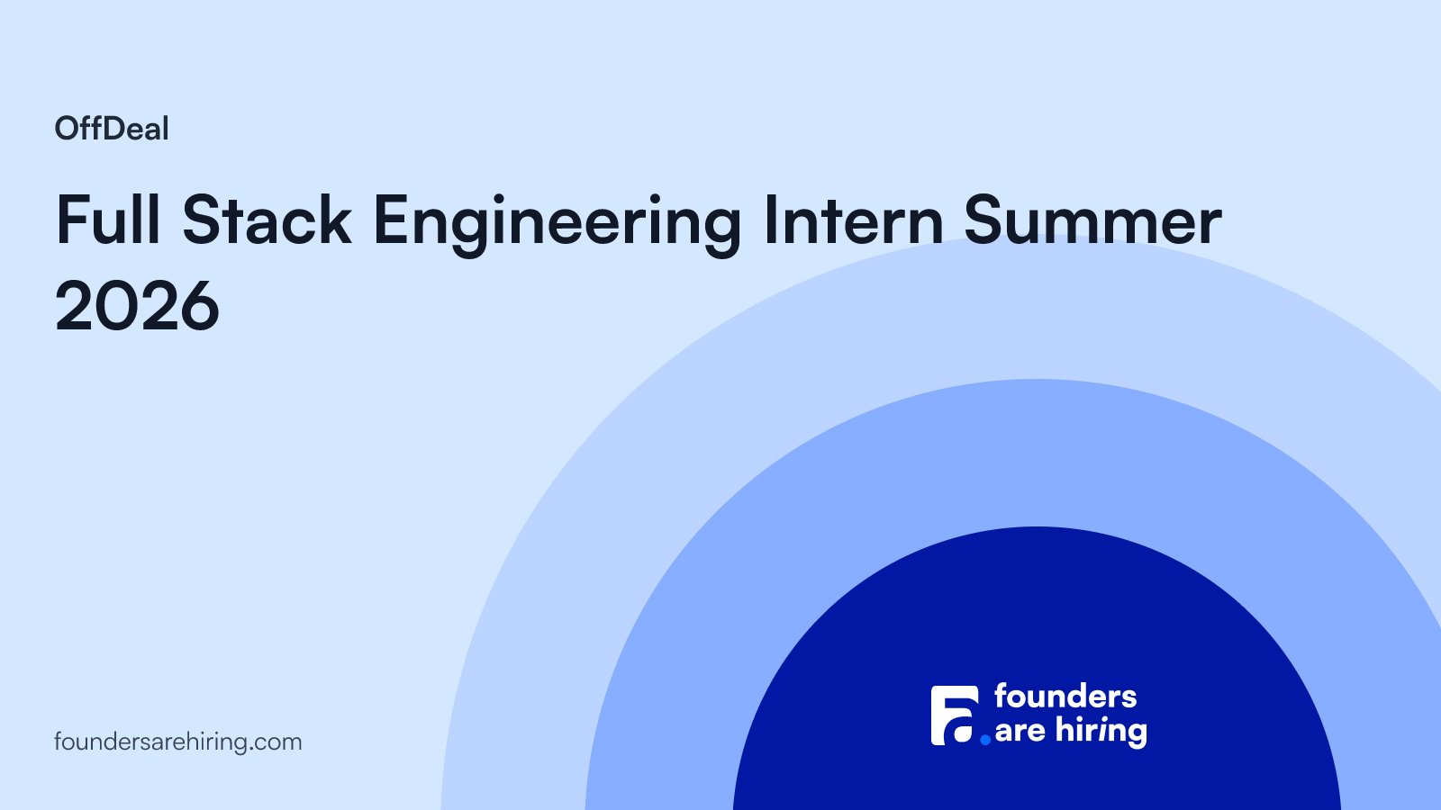 Full Stack Engineering Intern Summer 2026 at OffDeal - 0-3 years, New ...